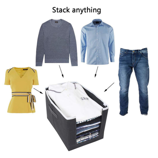 TidyTrove™ Premium Shirt & Garment Closet Organiser  ( PACK OF 8 )