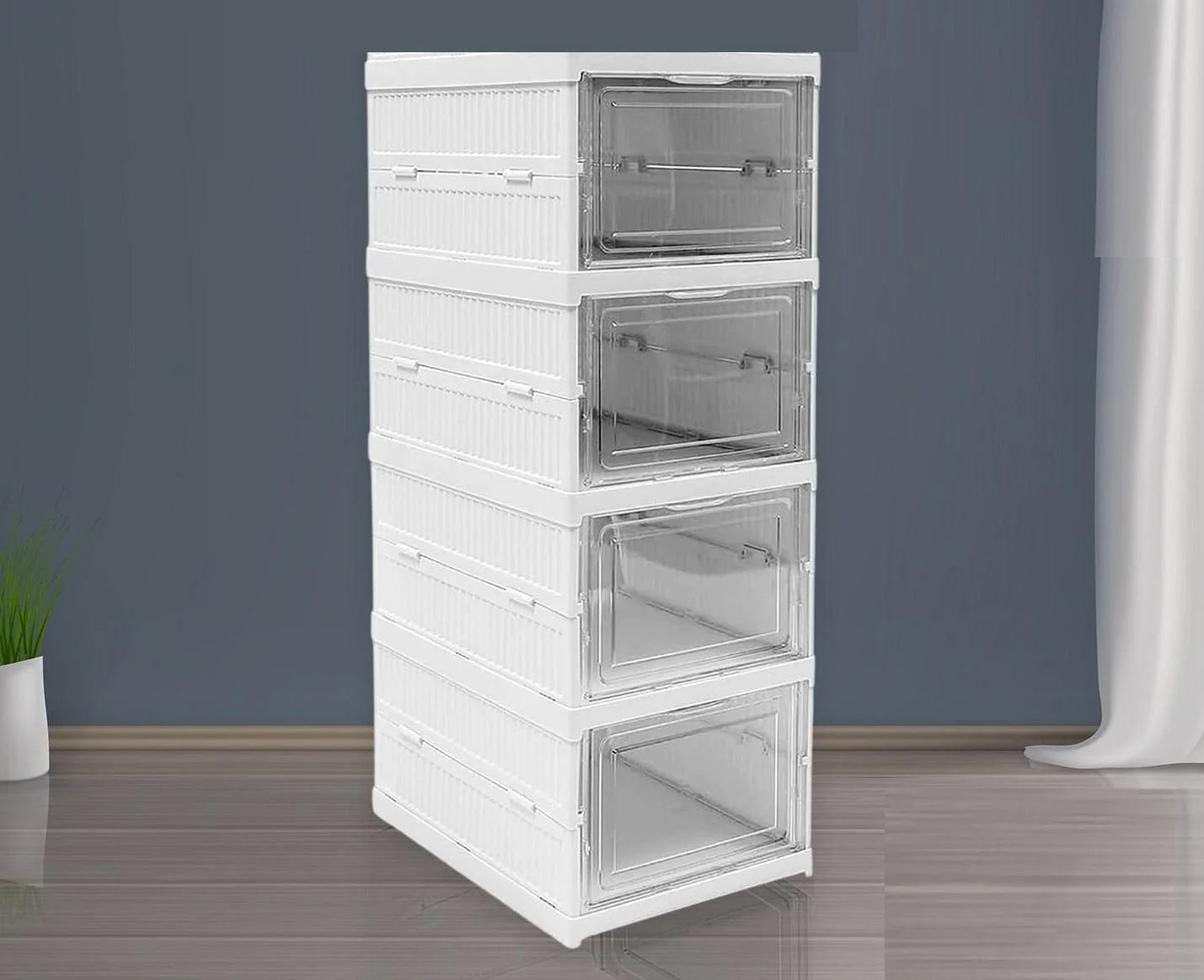 Step Vault™ Smart Foldable 4 Layer Shoe Rack