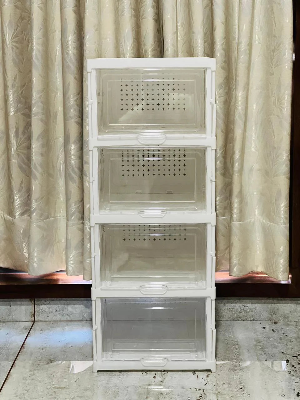 Step Vault™ Smart Foldable 4 Layer Shoe Rack